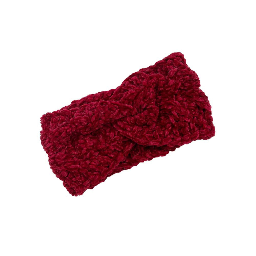 Bandeau pour cheveux en chenille torsadée pour enfants